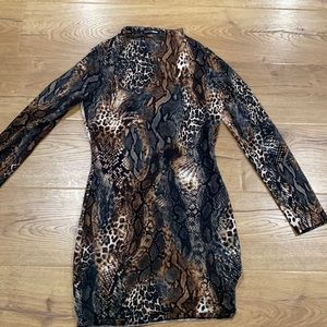 Animal Print Dress